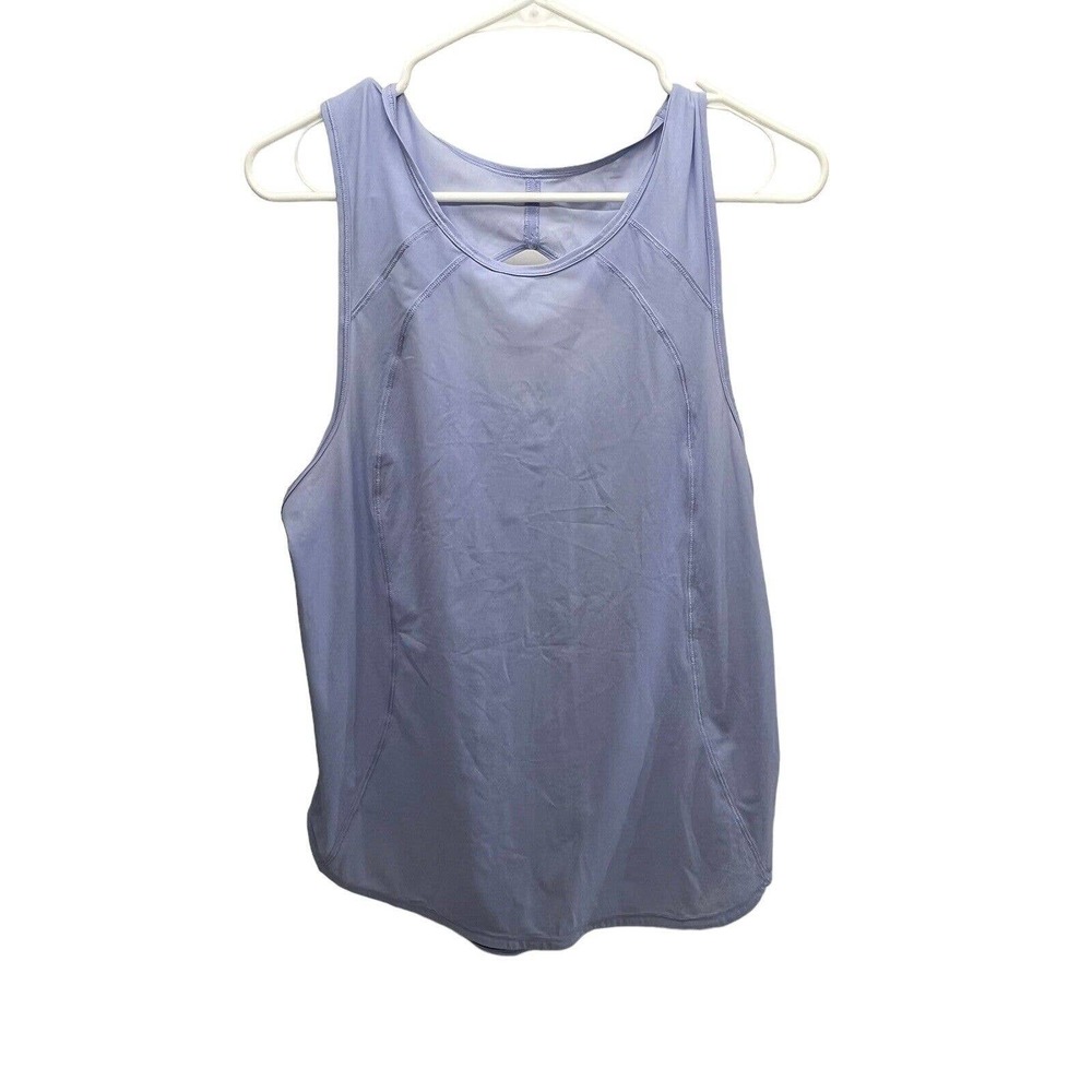 Women Lululemon Sculpt Tank Top Back Vent Blue Lychee Size M